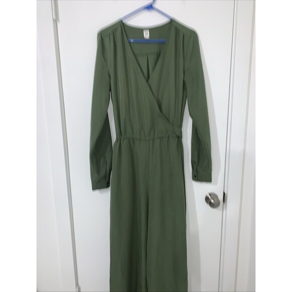 Gap Wrap Culotte Jumpsuit Sz Small Tall Monterrey Modal/Poly Cinched Waist - Picture 2 of 10